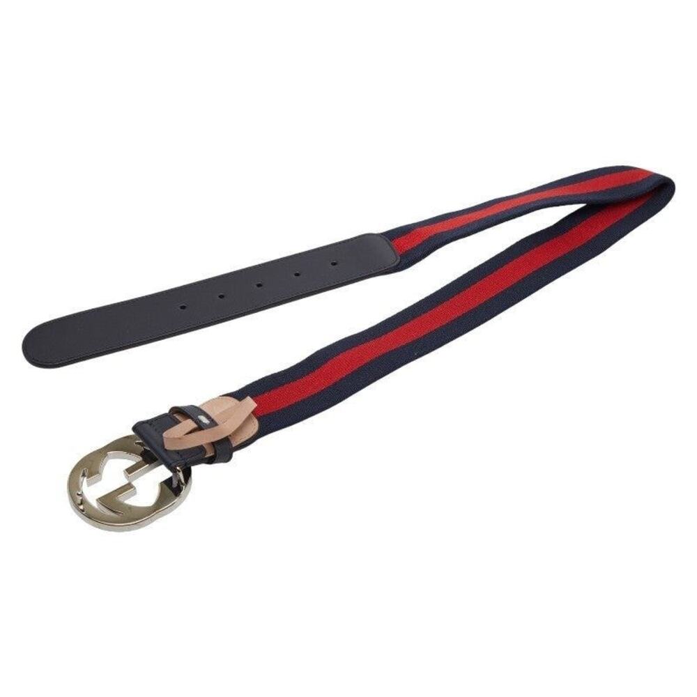 Gucci Leather Belt Navy
